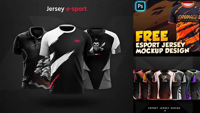 9291+ Esport Jersey Mockup Psd Free Best Free Mockup PSD