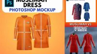 9291+ Mockup Baju Muslimah Easy Editable