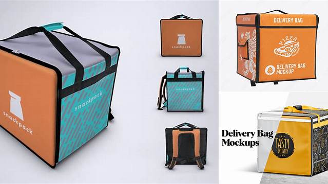 9297+ Bag Delivery Mockup Smart PNG Image