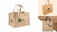 9311+ Jute Bag Mockup Easy Editable