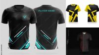 9312+ Esport T Shirt Template Psd Smart PNG Image