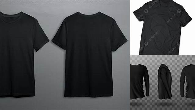 9319+ Mockup Baju Hitam Modern Design PSD