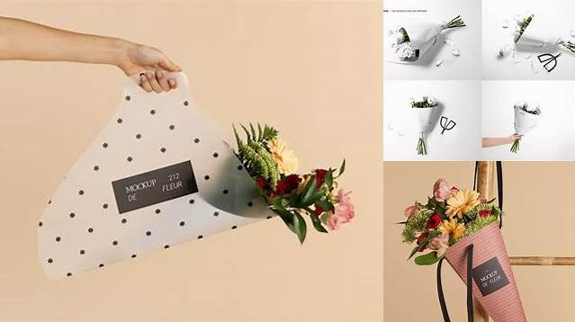 9321+ Flower Wrap Mockup Include TIFF