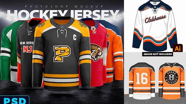 9324+ Free Hockey Jersey Template Psd PSD File Download