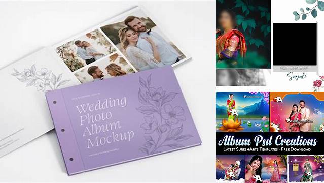 9331+ Wedding Album Mockup Psd Free Download Free PSD