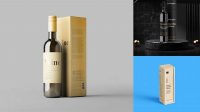 9336+ Wine Box Mockup Free PSD Download