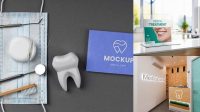 9345+ Dental Clinic Mockup Professional PSD Mockup