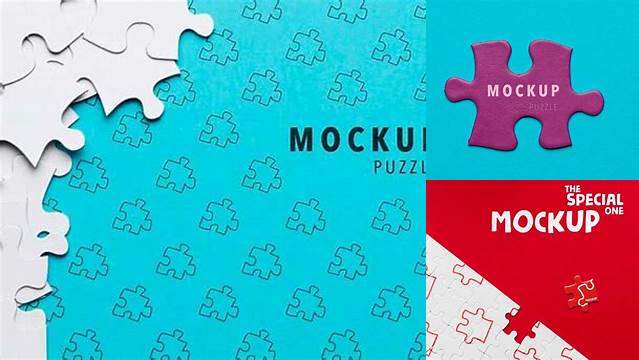 9348+ Puzzle Mockup Free Download Fully Editable PSD Template