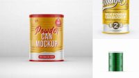 9353+ Milk Powder Can Mockup Free PSD Download