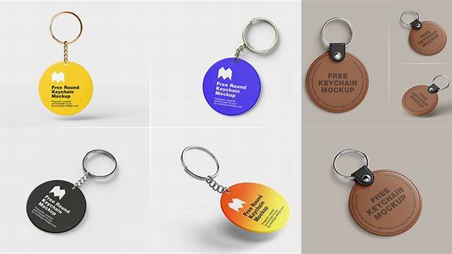 9354+ Keychain Mockup Psd Free PSD