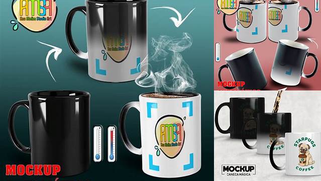 9368+ Mockup Caneca Magica Gratis Easy Editable