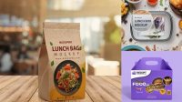 9373+ Mockup Lunch Box Free PSD