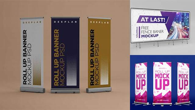 9375+ Mini Banner Mockup PSD Free Download