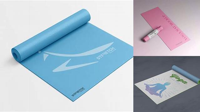 9376+ Yoga Mat Mockup Free Editable Design File