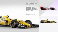 939+ Formula 1 Car Mockup PSD Free Download