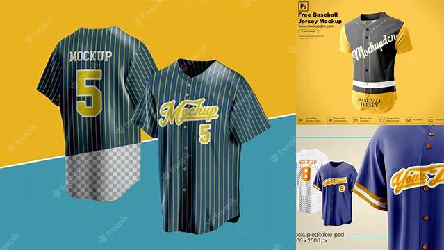 9392+ Baseball Jersey Mockup Download Free