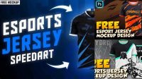 9416+ Mockup Jersey Esports Custom Mockup PSD for Free