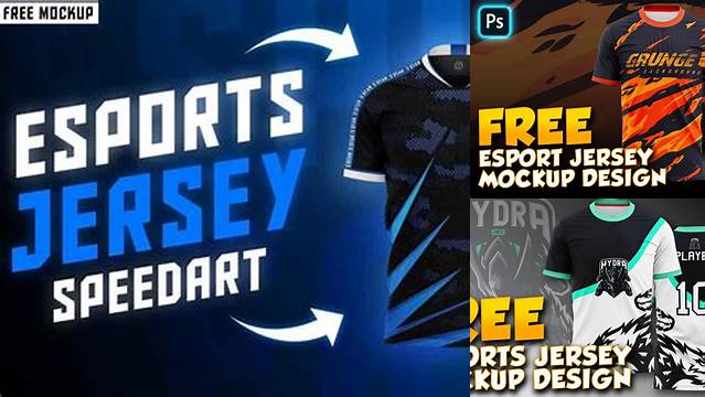 9416+ Mockup Jersey Esports Custom Mockup PSD for Free