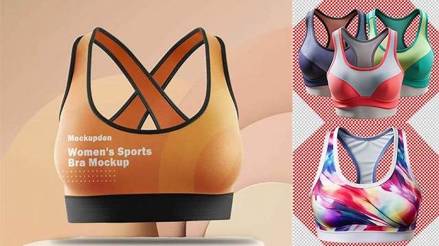 9423+ Sport Bra Mockup Free PSD