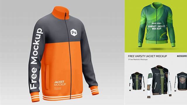 943+ Sport Jacket Mockup Free PSD