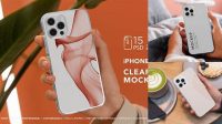 9430+ Iphone 12 Clear Case Mockup Smart PNG Image