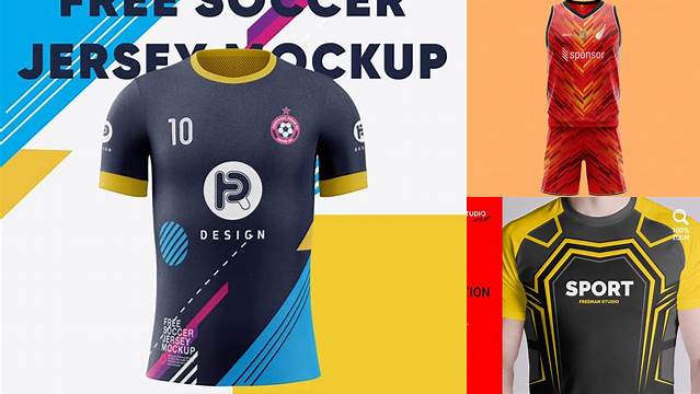 9435+ Sports Jersey Mockup Free Best for Showcase