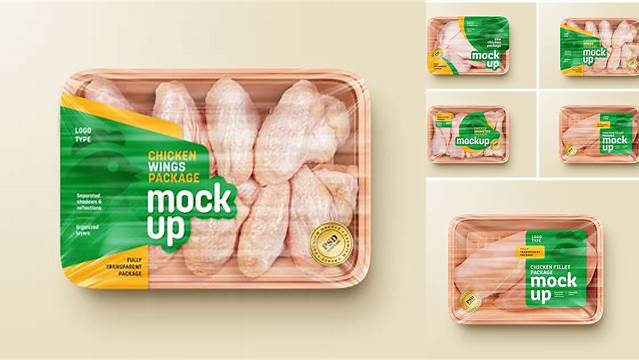 9446+ Chicken Mockup Photoshop Freebie