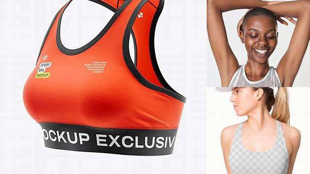 945+ Sports Bra Mockup Smart PNG Image