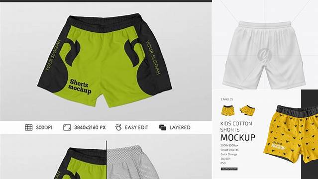 9450+ Cotton Shorts Mockup Free For Free Download