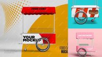 9454+ Street Food Cart Mockup Free Photoshop Freebie