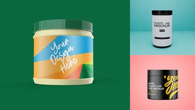 9457+ Pet Jar Mockup Editable Graphic Free PSD