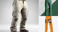 9465+ Work Pants Mockup PSD Download