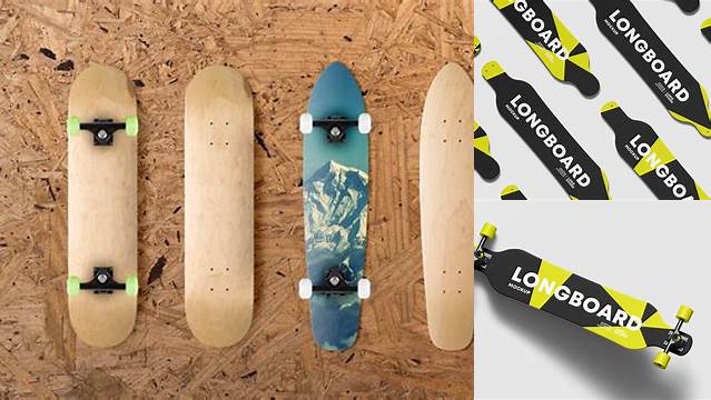 9466+ Longboard Mockup Include TIFF