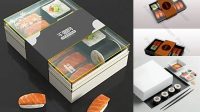 9466+ Sushi Box Mockup Free Smart PNG Image