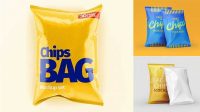 947+ Chip Bag Mockup Png Fully Layered Photoshop Freebie