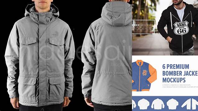 9472+ Jaket Parasut Mockup Free PSD