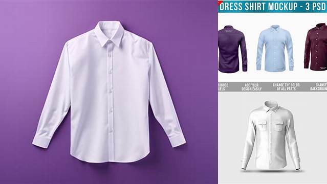 9475+ Dress Shirt Mockup Free Smart PNG Image