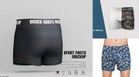 9476+ Boxers Mockup Free Digital Download