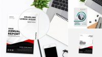 9483+ Report Mockup Professional Design PSD