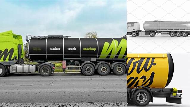 9487+ Tanker Mockup Creative Design Resource