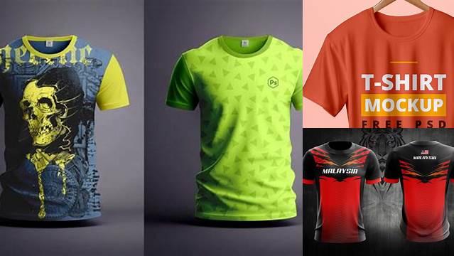 9490+ Sublimation Tshirt Mockup Free Editable PSD