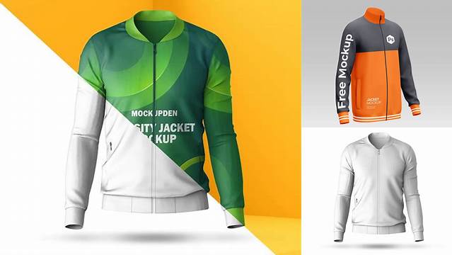 9492+ Sport Jacket Mockup Free Premium PSD Freebie