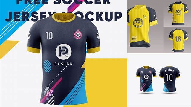 9509+ Soccer Jersey Mockup Free Download High-Quality PSD