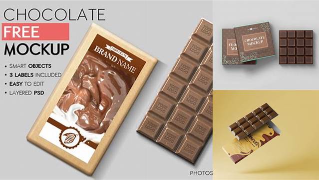 9511+ Mockup Chocolate Photoshop Freebie