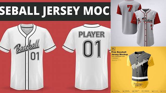 9521+ Mockup Baseball Jersey Download Free