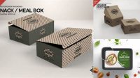 9542+ Food Box Mockup Free Download Stylish PSD for Free