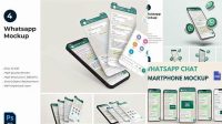 955+ Mockup Whatsapp Business Download Free PSD