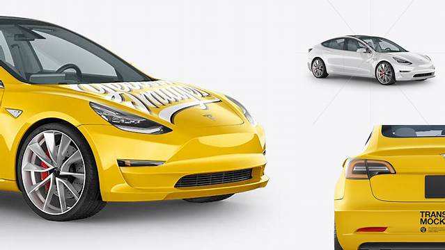 9565+ Tesla Model 3 Mockup Free High Resolution