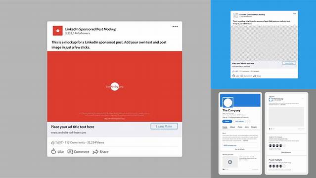 9570+ Linkedin Post Mockup Generator Free PSD Free Download