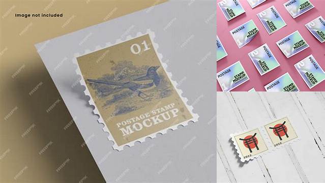 9578+ Postage Stamp Mockup PSD Download